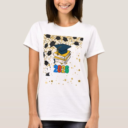 Senior 2026 Graduation Graphic - Educational T-Shirt (Vorderseite)