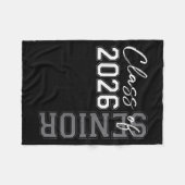 Senior 2026 Graduation My Last First Day Of Cl Of Fleecedecke (Vorderseite (Horizontal))