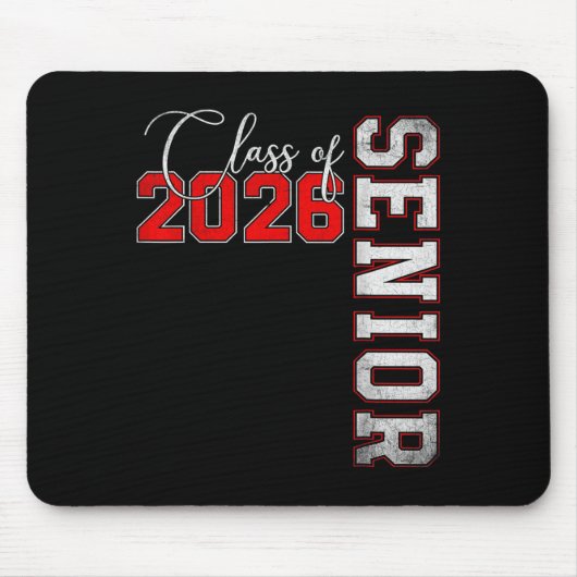 Senior 2026 Graduation My Last First Day Of Cl Of Mousepad (Vorne)