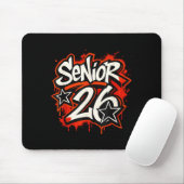 Senior 2026 Graffiti Drip Style Graduation Graphic Mousepad (Mit Mouse)