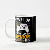 Senior 2026 Level Up Final Graduation Grad Gaming Kaffeetasse (Links)