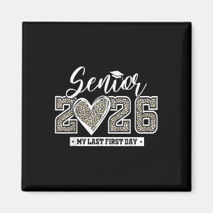 Senior 2026 Mein letzter Leopard Abschluss C Magnet