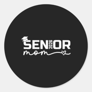 Senior 2026 Mutter Stolz auf eine Seniorin Cl 2026 Runder Aufkleber