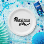 Senior 2026 Paper Plate Pappteller (Party)