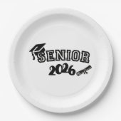 Senior 2026 Paper Plate Pappteller (Vorderseite)