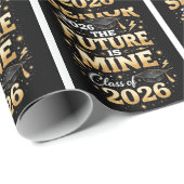 Senior 2026 – The Future is Mine Geschenkpapier (Rolleneckpunkt)
