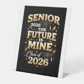 Senior 2026 – The Future is Mine Sockelschild (Vorderseite)