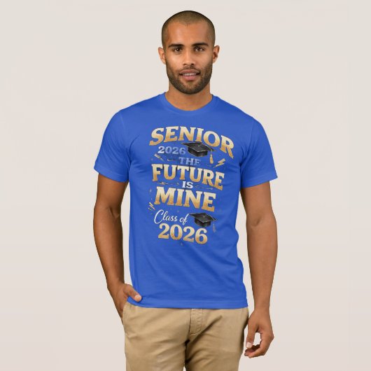 Senior 2026 – The Future is Mine T-Shirt (Vorne ganz)