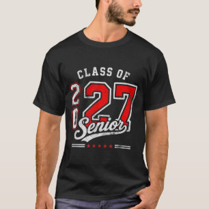 Senior 2027 Abschlussklasse 2027 Abitur 2027 T-Shirt