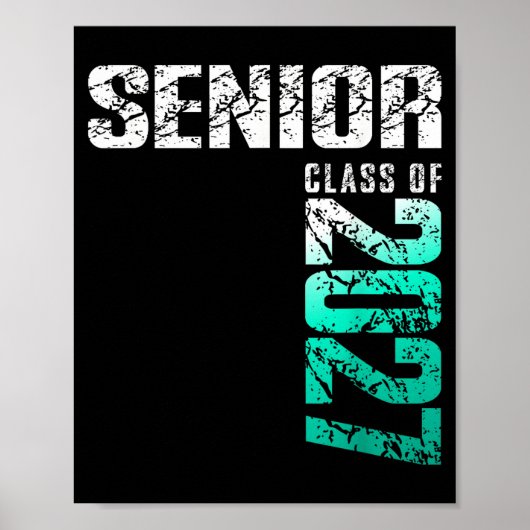 Senior 2027 Abschlussklasse 2027 Poster (Vorne)