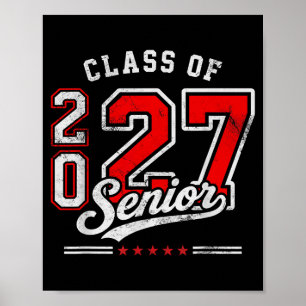 Senior 2027 Abschlussklasse 2027 Senior-Abschluss Poster