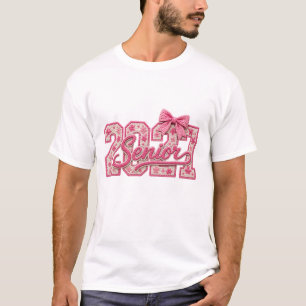 Senior 2027 Rosa Häkel Ästhetik T-Shirt