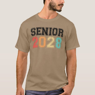 Senior 2028 Retro Vintage Junge T-Shirt