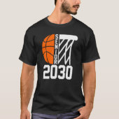 Senior 2030 Class of 2030 Graduation Basketball Pl T-Shirt (Vorderseite)