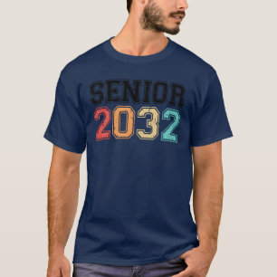 Senior 2032 Retro Vintage Geschenk T-Shirt