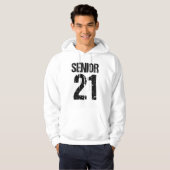 Senior 21, 2021 Senior, Class of 2021, Senior 2021 Hoodie (Vorne ganz)