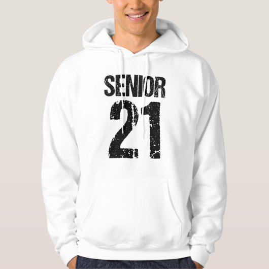 Senior 21, 2021 Senior, Class of 2021, Senior 2021 Hoodie (Vorderseite)