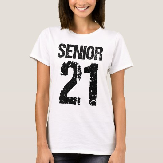 Senior 21, 2021 Senior, Class of 2021, Senior 2021 T-Shirt (Vorderseite)