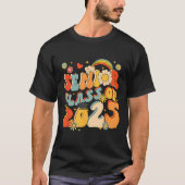 Senior 25 Cl von 2025 Abschluss School Retro Groov T-Shirt (Vorderseite)