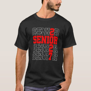 Senior Abschluss Boys Girls Class of 2027 Senior T-Shirt