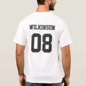Senior Abschluss Class of (Add Year) T-Shirt (Rückseite)