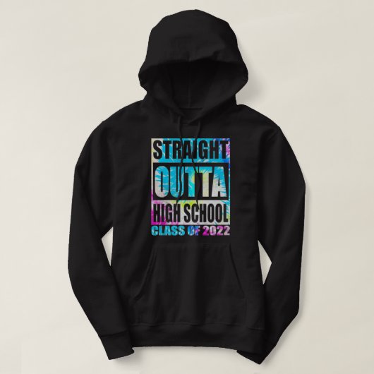 Senior Abschluss direkt über der Hochschule Hoodie (Design vorne)