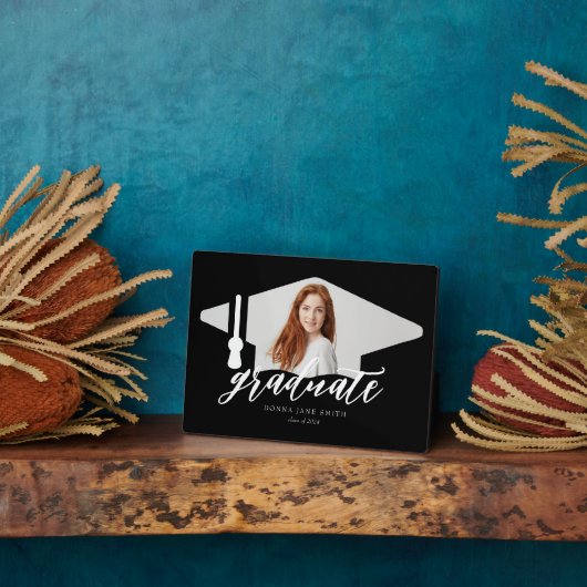 Senior Abschluss Foto Graduate Fotoplatte (Seite)