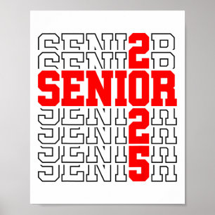 Senior Abschluss Gift Cl of 2025 Senior 2025 Boys Poster