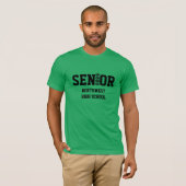 Senior Abschluss Shirt mit Jahr und Schulname (Vorne ganz)