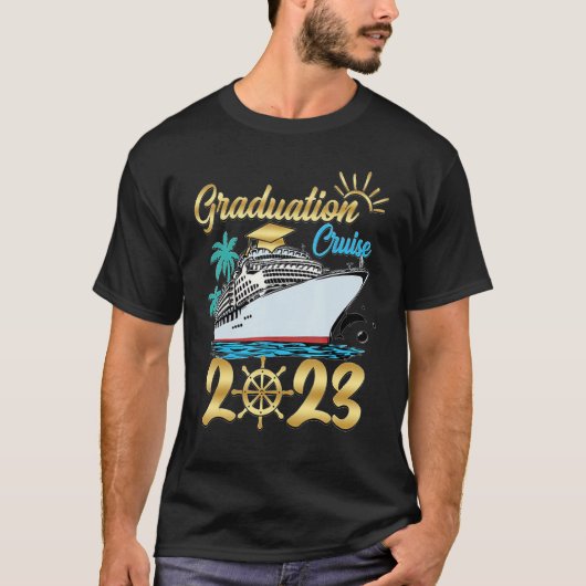 Senior Abschluss Trip Cruise 2023 Aw Ship Party C T-Shirt (Vorderseite)