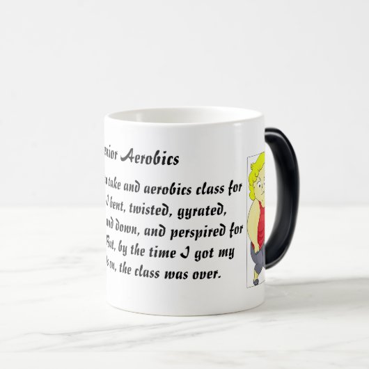 Senior Aerobics Verwandlungstasse (VorderseiteRechts)