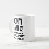 Senior ASP.NET Programmer Kaffeetasse (Vorderseite Links)