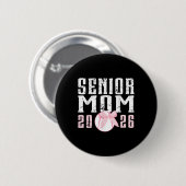 Senior Back to School 2026 Baseball Bow CL of 2026 Button (Vorne & Hinten)