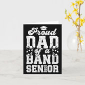 Senior Band Vater 2026 Senior Marching Band Da Karte (Gelbe Blume)