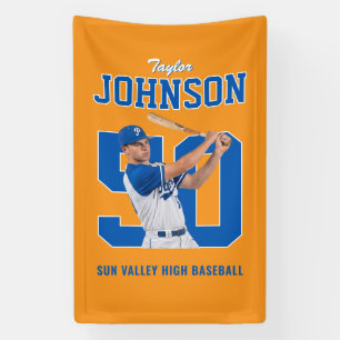 Senior Baseball Custom Foto Trikot Nummer Sport Banner