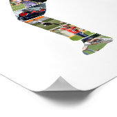 Senior Baseball Team Photo Collage Custom Sports Poster (Ecke)