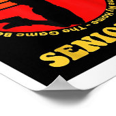 Senior Basketball 2021 Night Gifts Poster (Ecke)