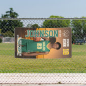 Senior Basketball Custom Template Photo Sports Banner (Insitu)