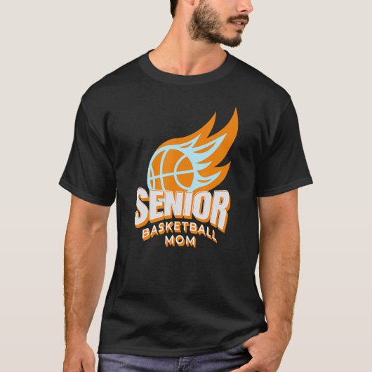 Senior Basketball Mama T-Shirt (Vorderseite)