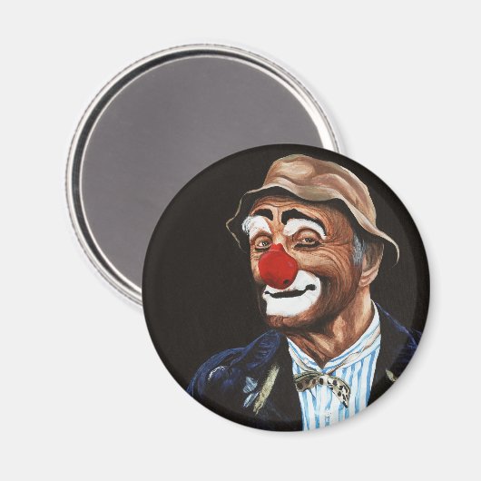 Senior Billy Der Clown Magnet (Vorderseite/Rückseite)