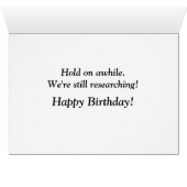 Senior Birthday, Dinosaur, REACH 90 (or any age) (Innenansicht Horizontal (Unten))