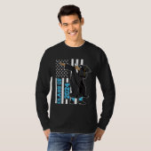 Senior Black Grads Matter Class of 2024 Dabbing Gr T-Shirt (Vorne ganz)