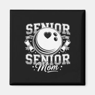 Senior Bowling-Mutter 2026 Abschluss lustige Bowli Magnet