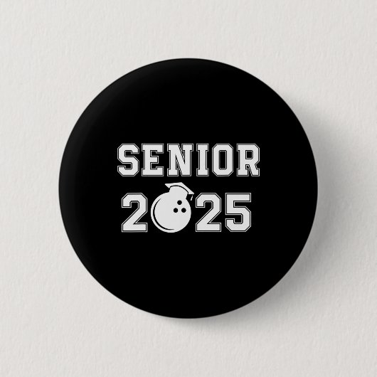 Senior Bowling Player 2025 Button (Vorderseite)
