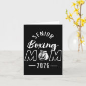 Senior Boxing Mama 2026 Senior Mama CL of 2026 Karte (Gelbe Blume)
