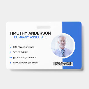 Senior Business Man   Barcode Ausweis