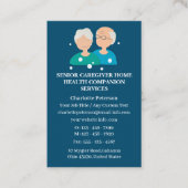 Senior Caregier Zuhause Health Care Visitenkarte (Vorderseite)