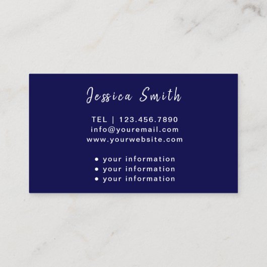 Senior Caregiver Modern Red Heart Medical Visitenkarte (Rückseite)