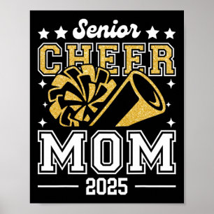 Senior Cheer Mama 2025 Abschluss Support Cheerlead Poster