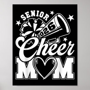 Senior Cheer Mama 2026 Proud Cheerleader Mama Cl o Poster